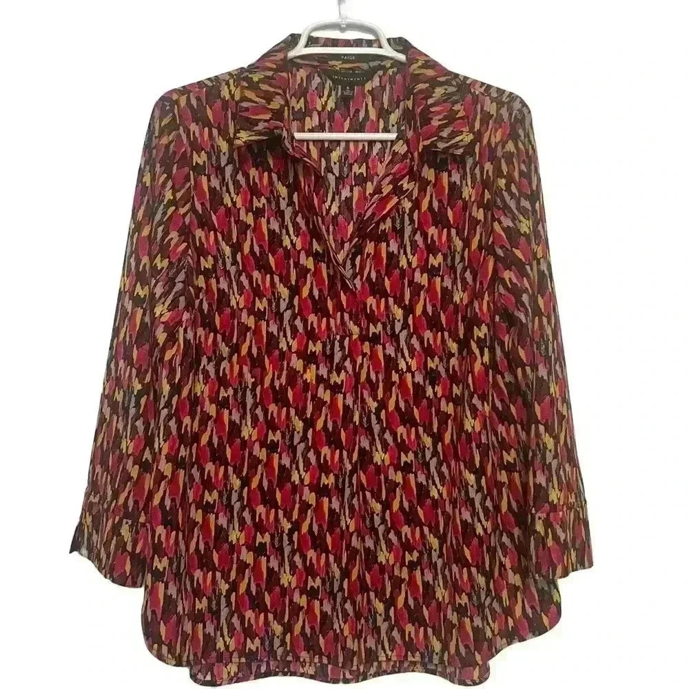 Paige Investments Pullover Tunic Top - Women’s Size S spring transitition